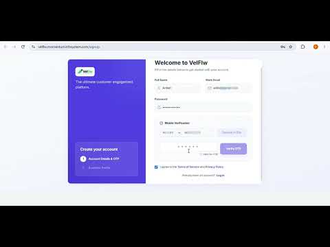 Signup and Account Setup Tutorial video thumbnail
